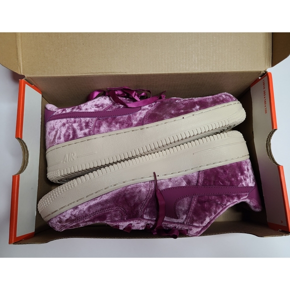 Velvet air force 1s NEW - Picture 3 of 4